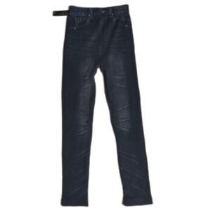 🆕 Attract Power dark wash Navy Bluish-black viscose-blend fall warm jeggings_OS